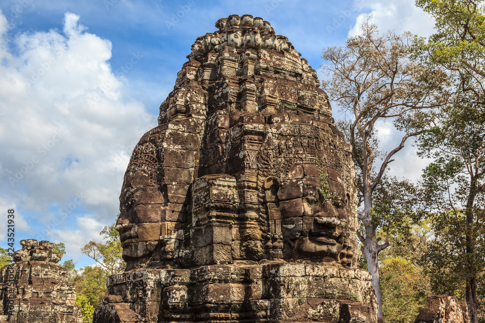 Angkor Thom Buddhist Temple. Cambodia