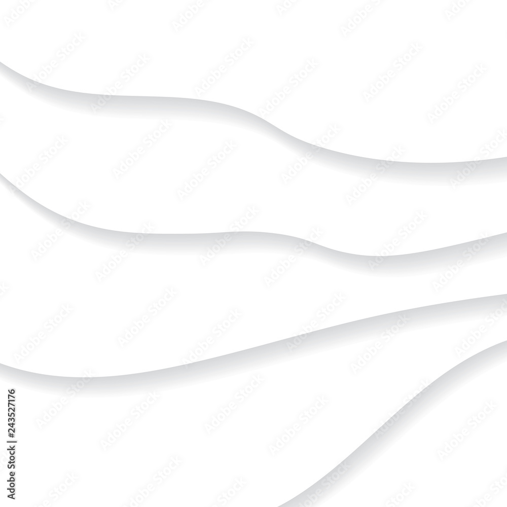 Obraz premium white wavy texture- vector illustration