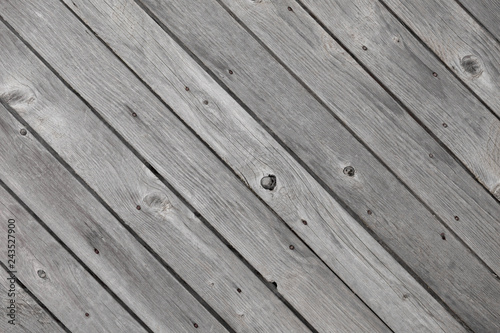 Background of gray boards. Wooden texture