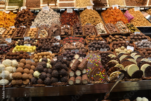 Products at the marcet in Barcelona