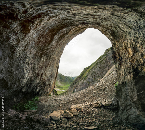 Cave entrance photo