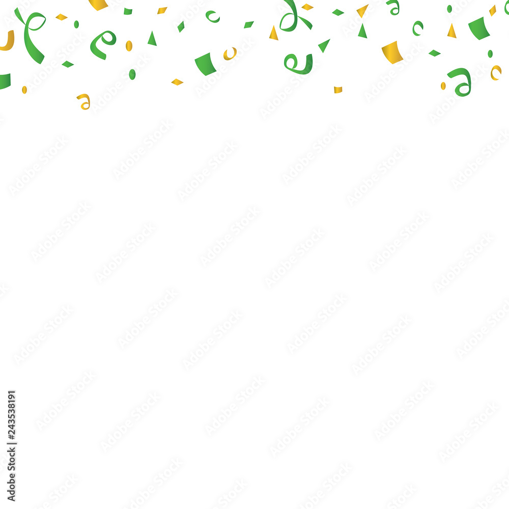 Colorful bright confetti isolated on transparent background. Festive vector illustration Colorful bright confetti isolated on transparent background. Festive vector illustration