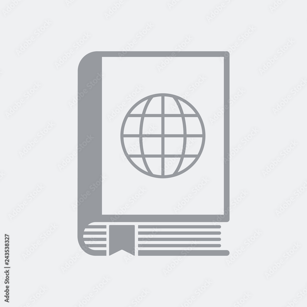 Encyclopedia concept single icon Encyclopedia concept single icon