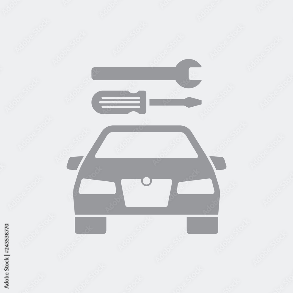 Car assistance symbol icon Car assistance symbol icon
