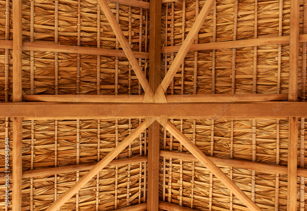 Techo de bambu