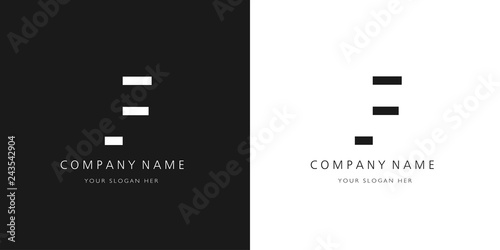 F logo letter design	