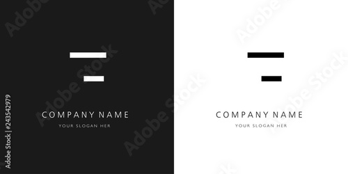 F logo letter design	