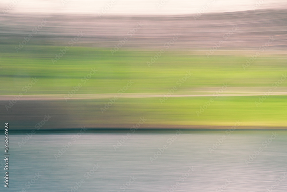 abstract blurred park landscape 