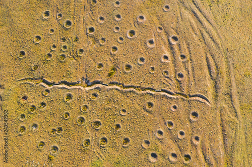 Holes on earth surface