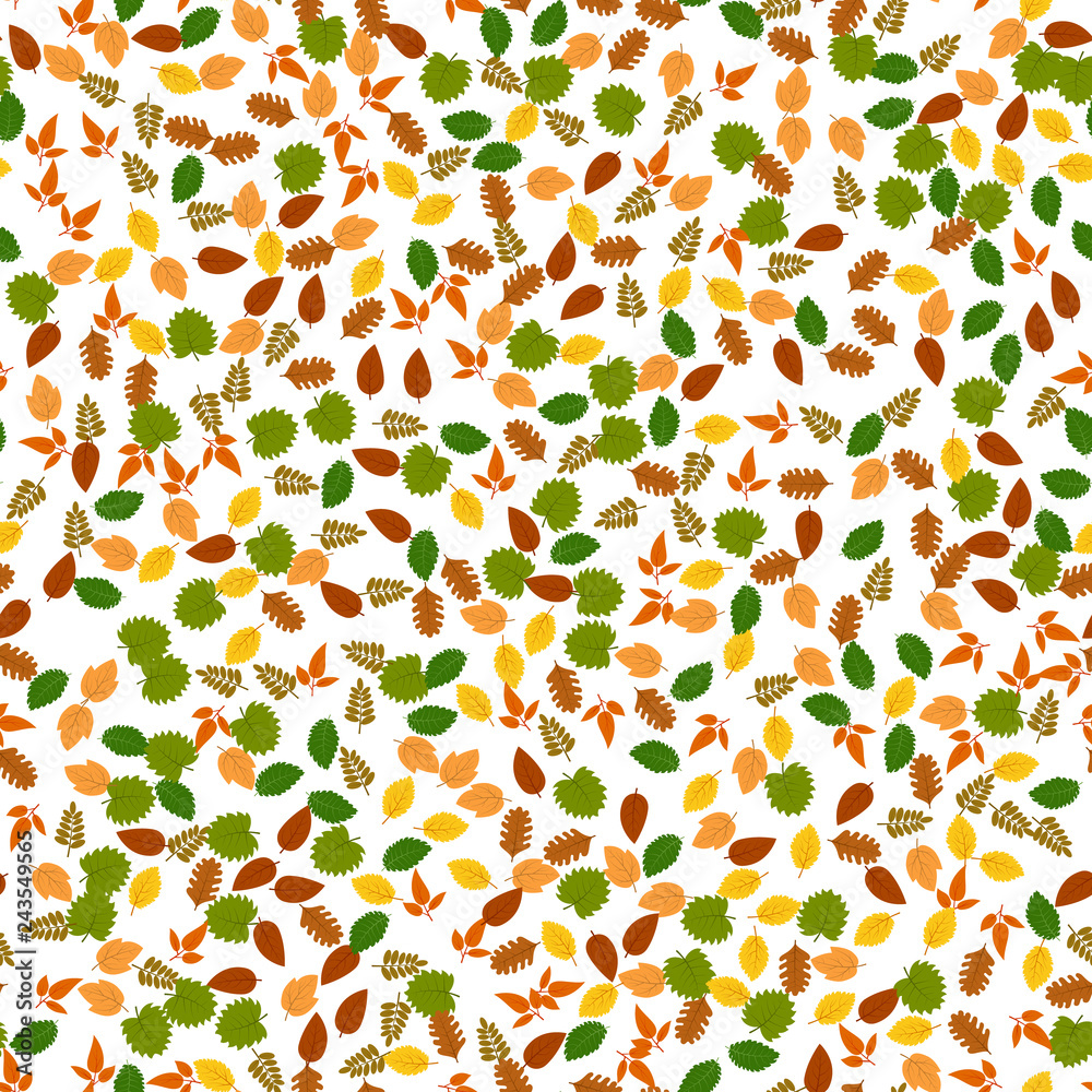 Seamless pattern with autumn leaves Seamless pattern with autumn leaves