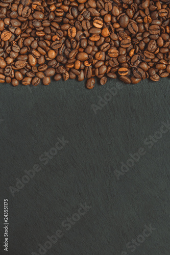 coffee, good and bad grains (coffee variety). food background. © Alesia Berlezova