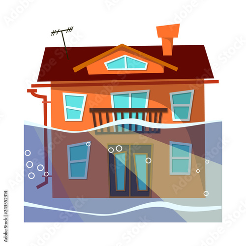 Vector illustration of cataclysm and disaster sign. Collection of cataclysm and apocalypse  vector icon for stock.