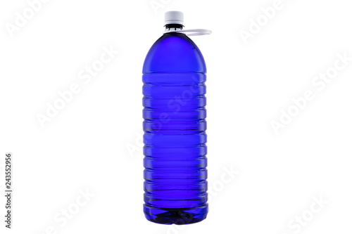 Bottle of fresh water isolated on white background