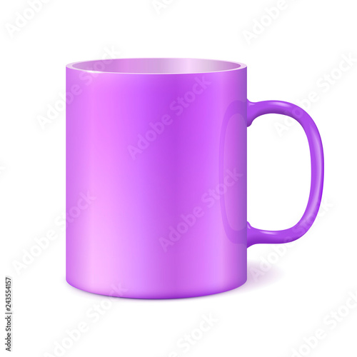 Big ceramic cup for printing corporate logo.