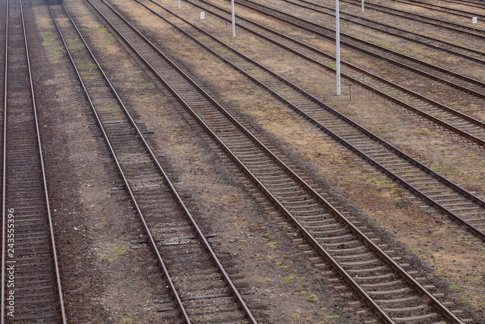 Railroad tracks