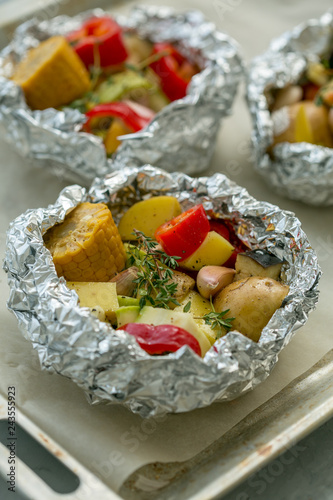 foil packet dinner