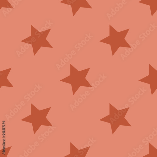 Pattern with stars. Seamless vector illustration. Retro  vintage background.