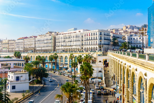Algeria view of the waterfront from the Admiralty, Algiers photo
