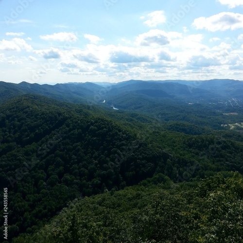 View from Pinnacle Overlook of Cumberland Gap National Historical Park.