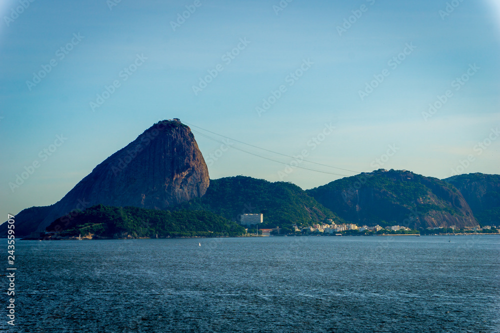 Rio de Janeiro from seaside point of view, Brazil