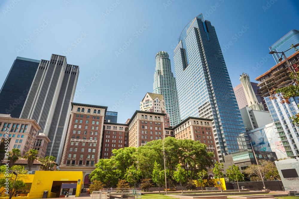 Obraz premium Pershing square in downtown of Los Angeles,