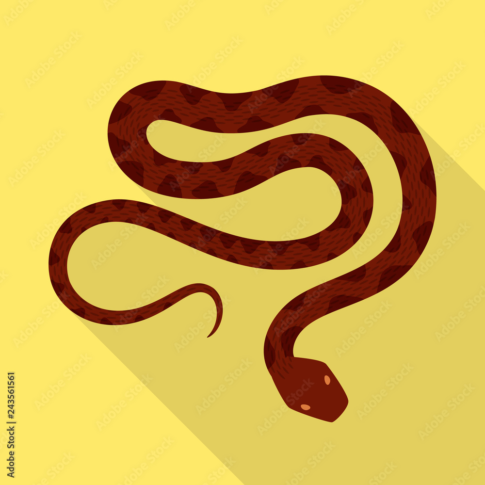 Obraz premium Vector illustration of skin and reptile logo. Set of skin and danger stock symbol for web.