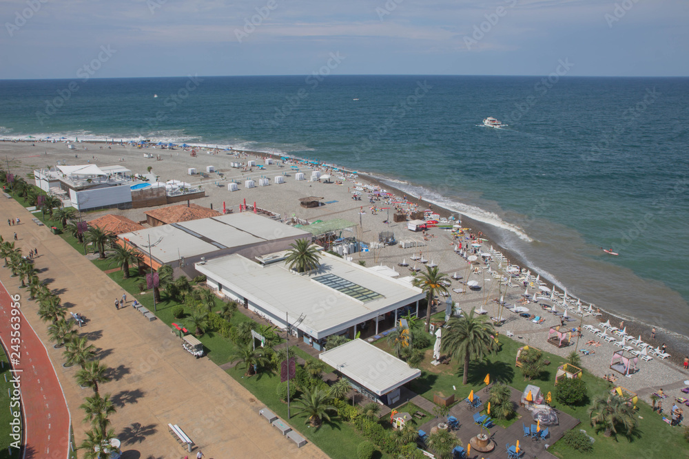 Seaside promenade Georgian Resort Town Of Batumi