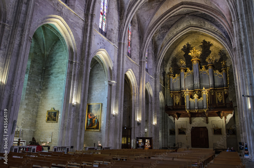 Cathédrale Saint-Pierre, Montpellier, France.