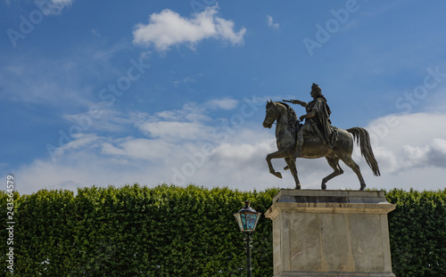 Statue of Louis XIV, Montpellier, France.