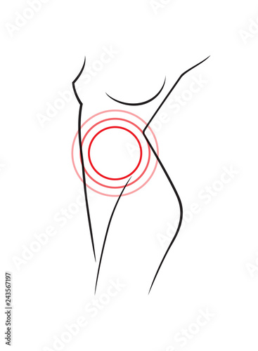 Woman body correction with the help of plastic surgery concept on white background. Vector illustration