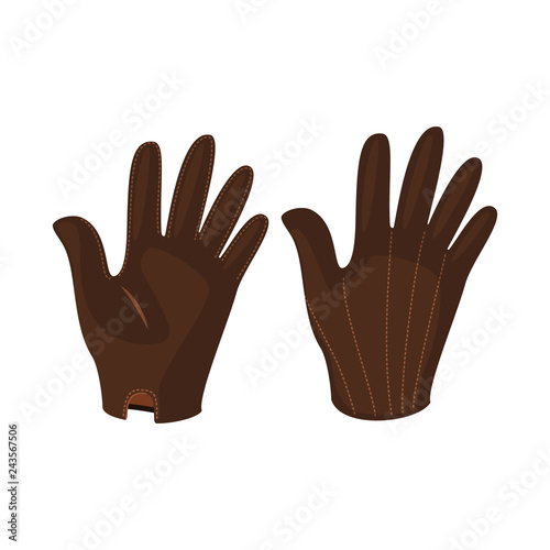 Vector illustration of accessory and style icon. Set of accessory and distinctive stock symbol for web.
