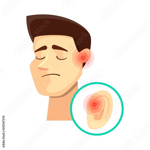 Isolated object of pain and disease logo. Collection of pain and injury stock vector illustration.