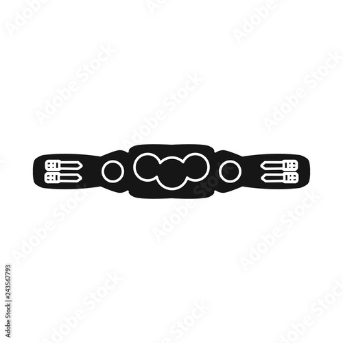Isolated object of sport and competition logo. Set of sport and equestrian stock vector illustration.