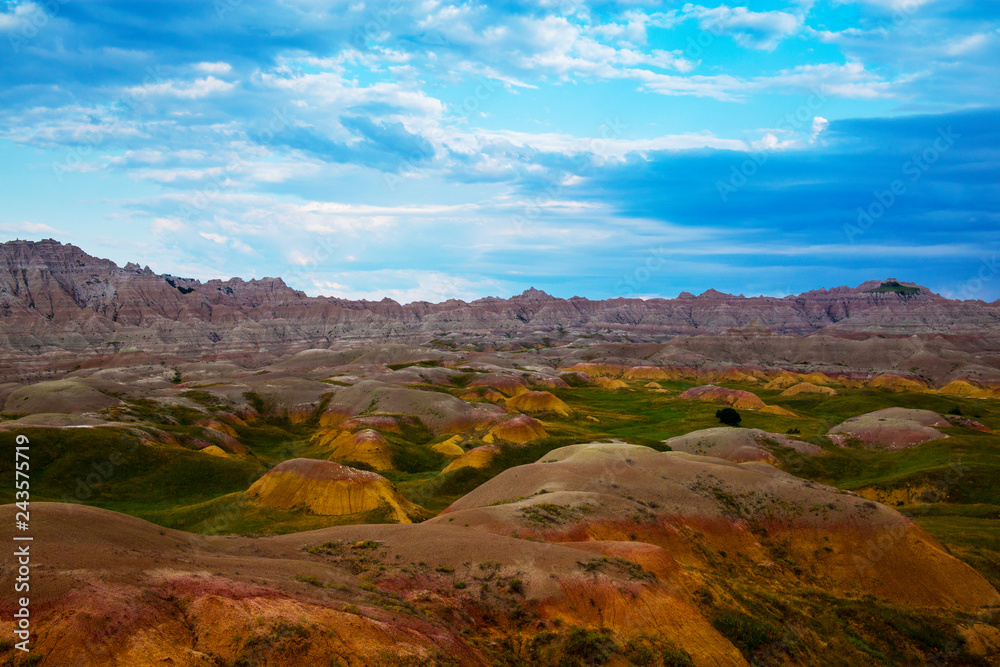 Eroding textures of the Badlands National Park South Dakota Eroding textures of the Badlands National Park South Dakota