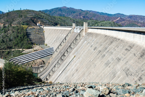 Shasta Dam and Lake California