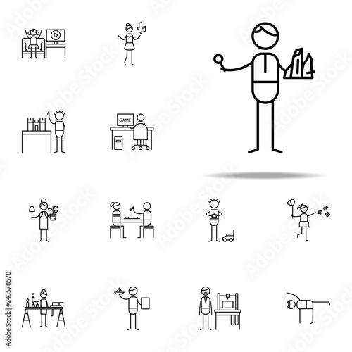 geologist icon. hobbie icons universal set for web and mobile