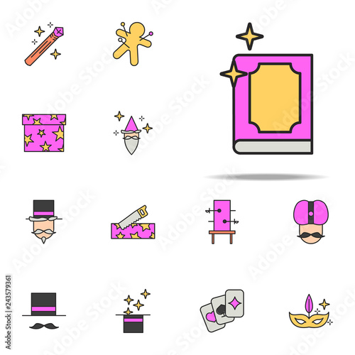 spellbook icon. magic icons universal set for web and mobile