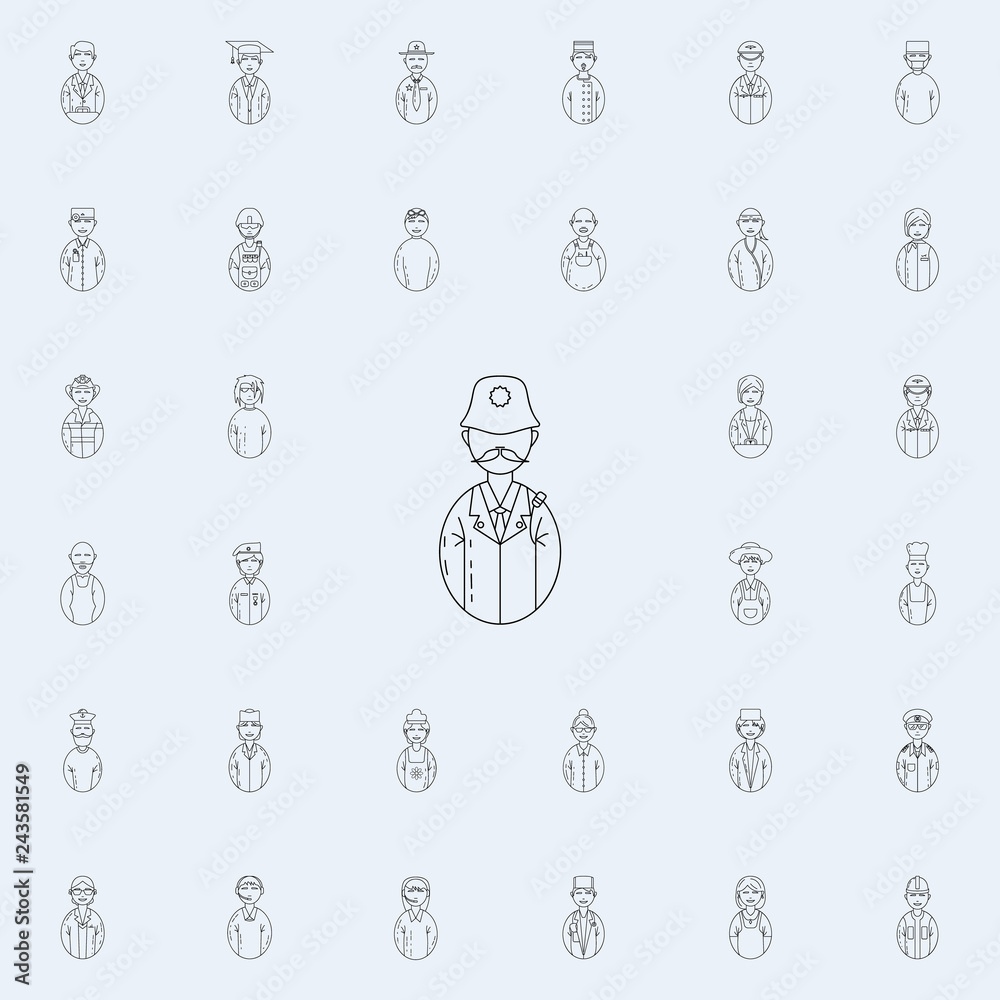 avatar policeman icon. Avatars icons universal set for web and mobile avatar policeman icon. Avatars icons universal set for web and mobile