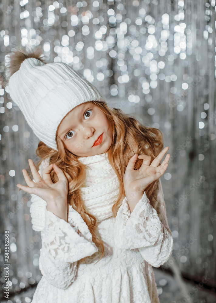 Clsoe up of girl with hat Clsoe up of girl with hat