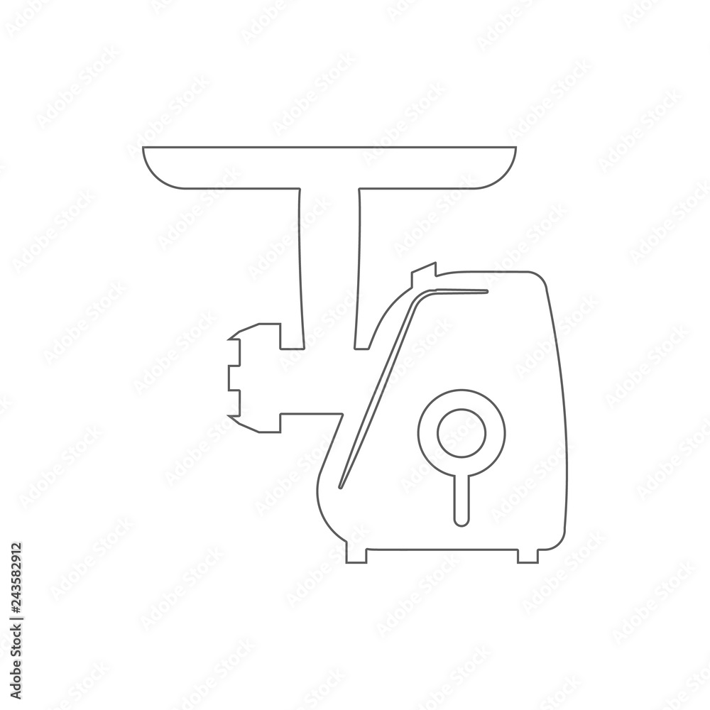 electric meat grinder icon. Element of cyber security for mobile concept and web apps icon. Thin line icon for website design and development, app development electric meat grinder icon. Element of cyber security for mobile concept and web apps icon. Thin line icon for website design and development, app development