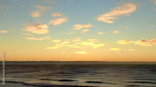 hyperlapse or timelapse of the sunrise photo