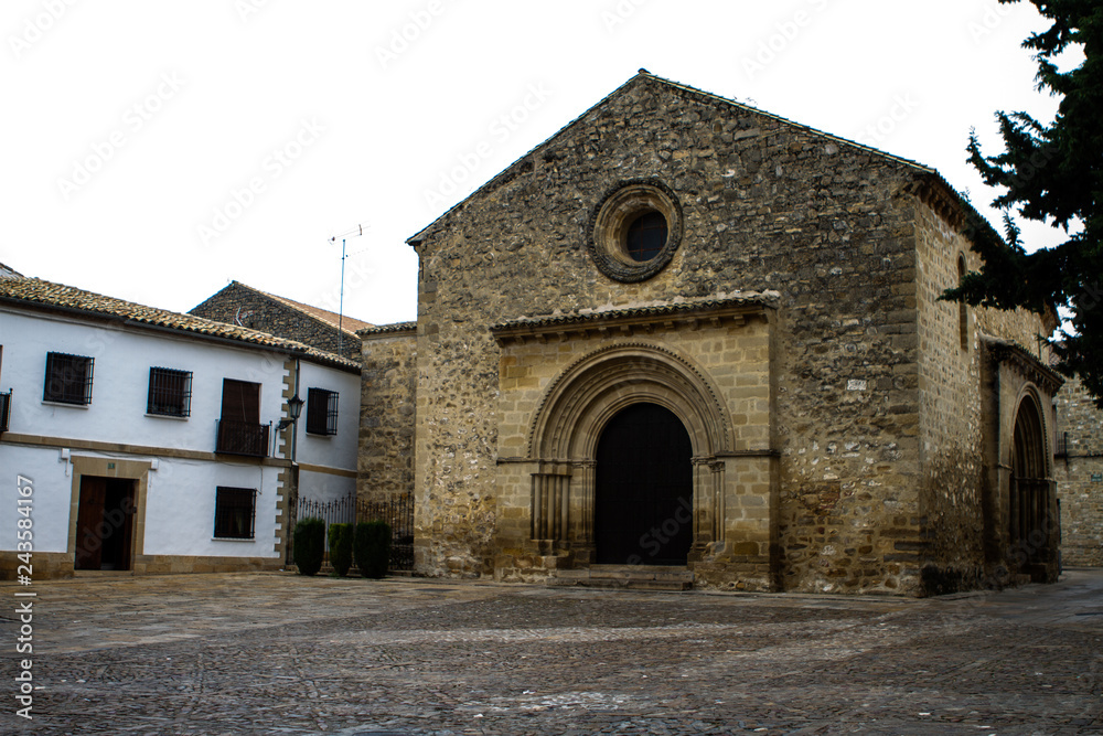Santa Cruz Church, Baeza, late Romanesque Spanish. Andalusian