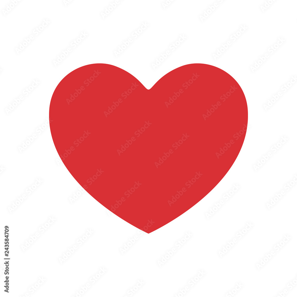 red heart isolated icon red heart isolated icon