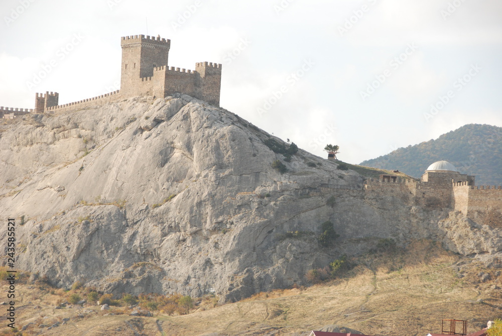 Crimea. Zander. Summer. Recreation / Genoese fortress