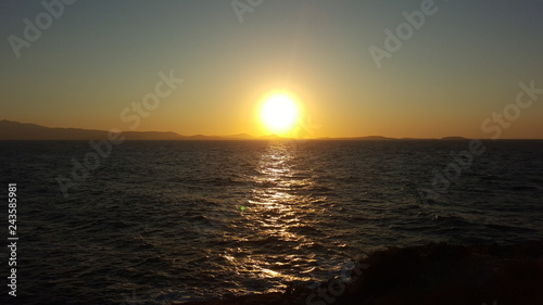 Naxos stunning sunset