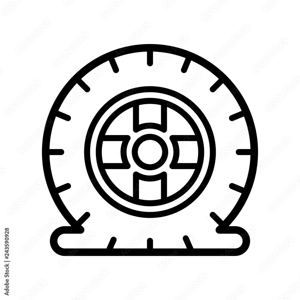 Tire Icon templates Tire Icon templates