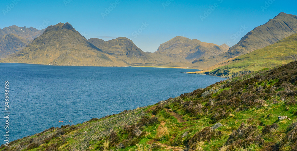 Isle of Skye, Scotland - Cuillin Hills seen from Elgol