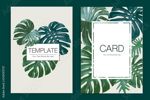 Wedding Invitation, floral invite thank you, rsvp modern card Design in Flower with leaf greenery  branches decorative Vector elegant rustic template