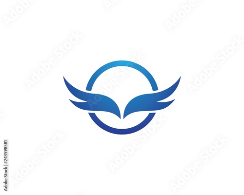 Falcon Eagle Bird Logo Template © devankastudio