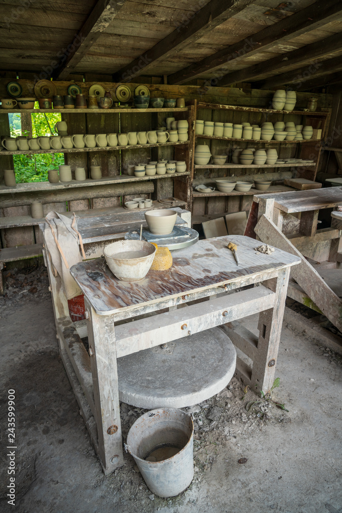 Traditional Pottery Studio at Hale Farm Village, Cuyahoga Valley National Park Traditional Pottery Studio at Hale Farm Village, Cuyahoga Valley National Park